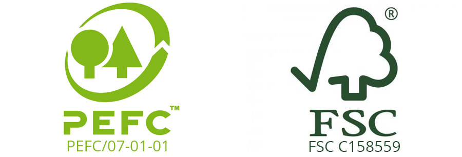 Logo PEFC et Logo FSC