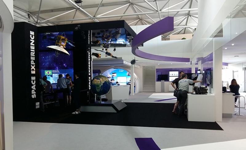 Zone "Space Expérience" Thales au Bourget